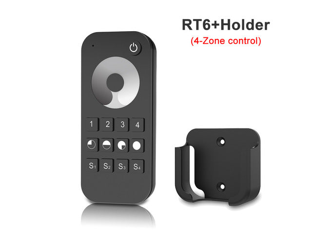 4 Zone Wireless Controller & Remote Dimmer for Single Colour LED Strip