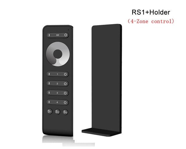 LED Dimmer Switch PWM Wireless RF 2.4G 4-Zone Touch Remote Smart Home Wifi Relay DC12V 24V Controller for Single Color LED Strip