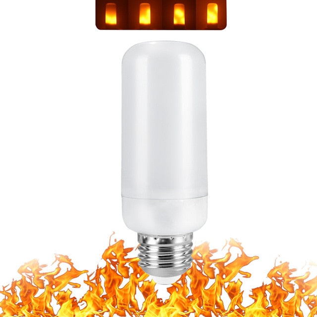 LED Flame Lamp E27 E26 B22 E14 E12 Light Bulb Flame Effect Fire Lamps Flickering Emulation 3W 5W 7W 9W Decor LED Lamp AC85-265V