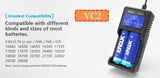 NEW XTAR VC2 VC2S VC4 VC4S  Colorful VA LCD Screen Micro-USB powered portable apply to 3.6V/3.7V Li-ion/IMR/INR/ICR 18650 26650