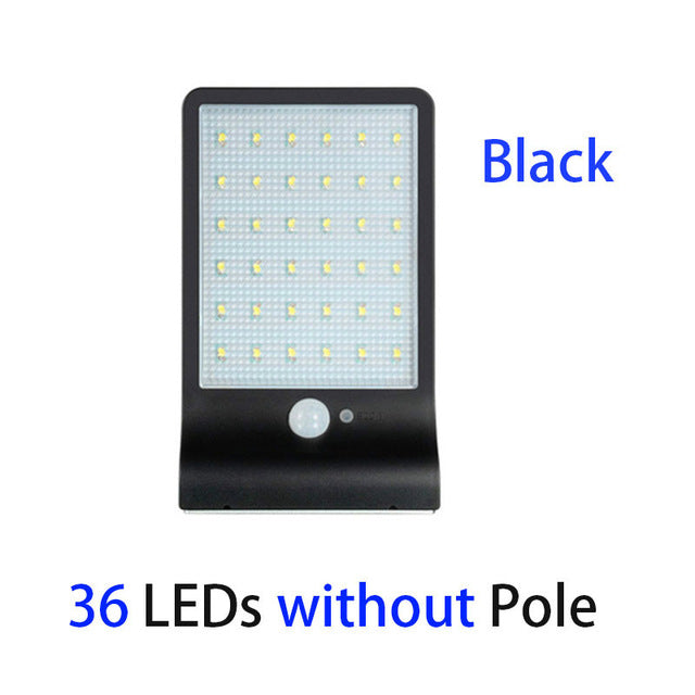 PIR motion sensor Solar Street light 3 modes Outdoor solar light wall lamp Waterproof Energy Saving Yard Path Home Garde