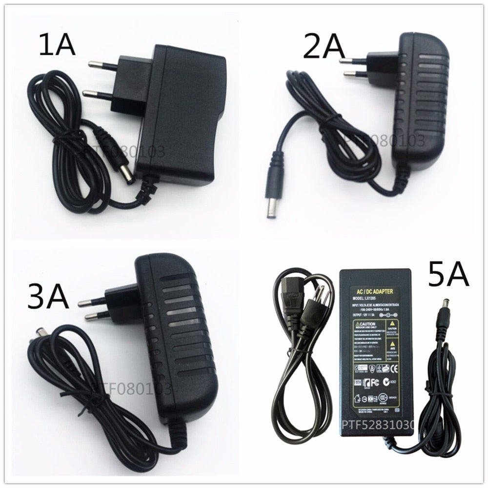 High Quality Power Supply DC 12 V 1A 2A 3A 5A 6A 7A 8A 10A Led Transformer For 5050 5730 2835 3014 for Led Strip Lights