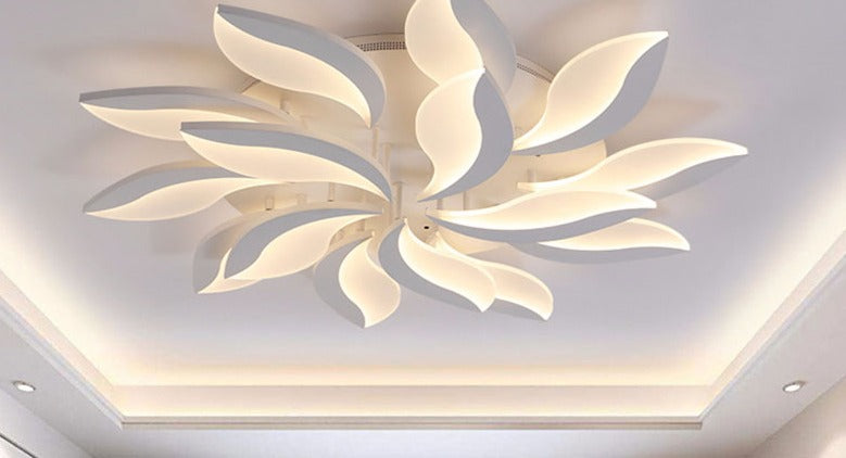 Living room LED Ceiling Light AC110 220V Acrylic Modern Chandelier Ceiling Lamp For Bedroom Study room Kitchen Dining Home Lamp