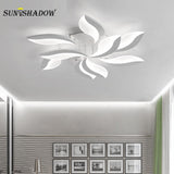 Living room LED Ceiling Light AC110 220V Acrylic Modern Chandelier Ceiling Lamp For Bedroom Study room Kitchen Dining Home Lamp
