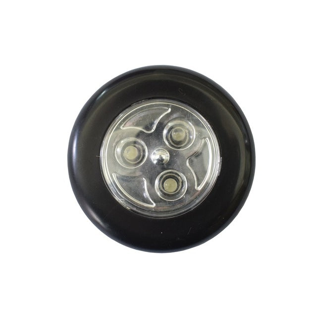 4 Colors 3 LED Closet Under Cabinet Lamp AAA Battery Powered Wireless Touch Switch Kitchen Wall Car Night Light for Car Boot