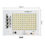Smart IC 2835SMD LED Chips Lamp 10W 20W 30W 50W 100W AC 220V-240V DIY For Outdoor Floodlight Garden Cold White Warm White