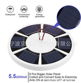 Solar Flag Pole Lights 26 LED Super Bright Weatherproof Auto ON/OFF Night Light for Camping Home Yard Farm Emegency Light