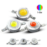 LED Chips High Power 1W 3W 5W White Blue Green Yellow Red Pink Amber Cyan Orange 30mil 45mil Lamp Matrix Bulb light DIY