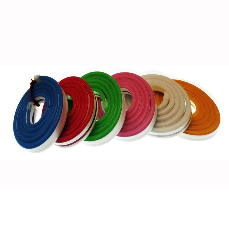 Flexible Led Strip Neon Tape SMD 2835 Soft Rope Bar Light SMD 2835 Silicon Rubber Tube Outdoor Waterproof lighting