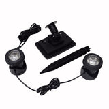 Solar Led Underwater Lights Pond Light Landscape Spotlight IP68 Waterproof Submarine Projector Light for Pond Garden Lawn