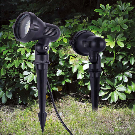New Style led Garden Lawn Lamp 220V 110V 12V Outdoor LED Spike Light 3W 5W 7W 9W Path lights Landscape with GU10 Spot Bulbs