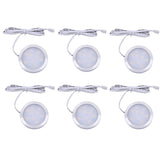 Dimmable 2.5W DC12V LED Under Cabinet Closet Light Aluminum LED Display Case Lights For Kitchen Counter Cupboard Puck Lights
