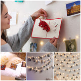Photo Clip USB LED String Lights Fairy Lights Outdoor Battery Operated Garland Christmas Decoration Party Wedding Xmas