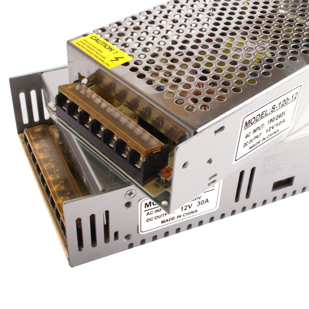 Power Supply DC12v 2A 3A 10A 12.5A 15A 20A 25A 30A Lighting Transformer 220 V 12 V LED Driver Switch Adapter for Strip Light