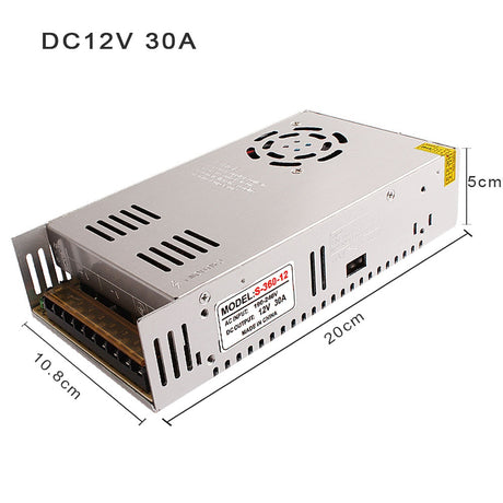 Power Supply DC12v 2A 3A 10A 12.5A 15A 20A 25A 30A Lighting Transformer 220 V 12 V LED Driver Switch Adapter for Strip Light