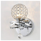 Wall Sconce Crystal Wall light Simple and creative warm bedroom bedside wall lamp Crystal lights 1 Pcs