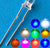 Top White Red Yellow Blue Green Pink diode Led Wide Angle light emitting Diodes lamp Ultra Bright Bulb 100pcs F3 3mm 2pins
