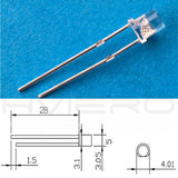 Top White Red Yellow Blue Green Pink diode Led Wide Angle light emitting Diodes lamp Ultra Bright Bulb 100pcs F3 3mm 2pins