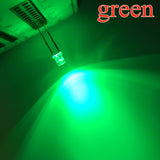 Top White Red Yellow Blue Green Pink diode Led Wide Angle light emitting Diodes lamp Ultra Bright Bulb 100pcs F3 3mm 2pins