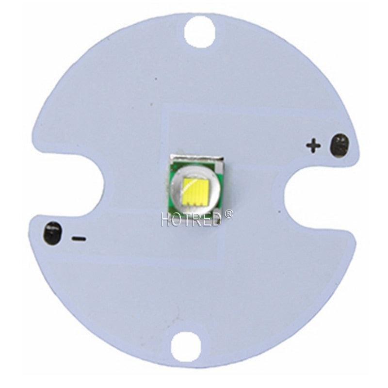 Cold White 10000K Warm White High Power LED Emitter Diode with 14mm 16mm 20mm 25mm PCB for DIY