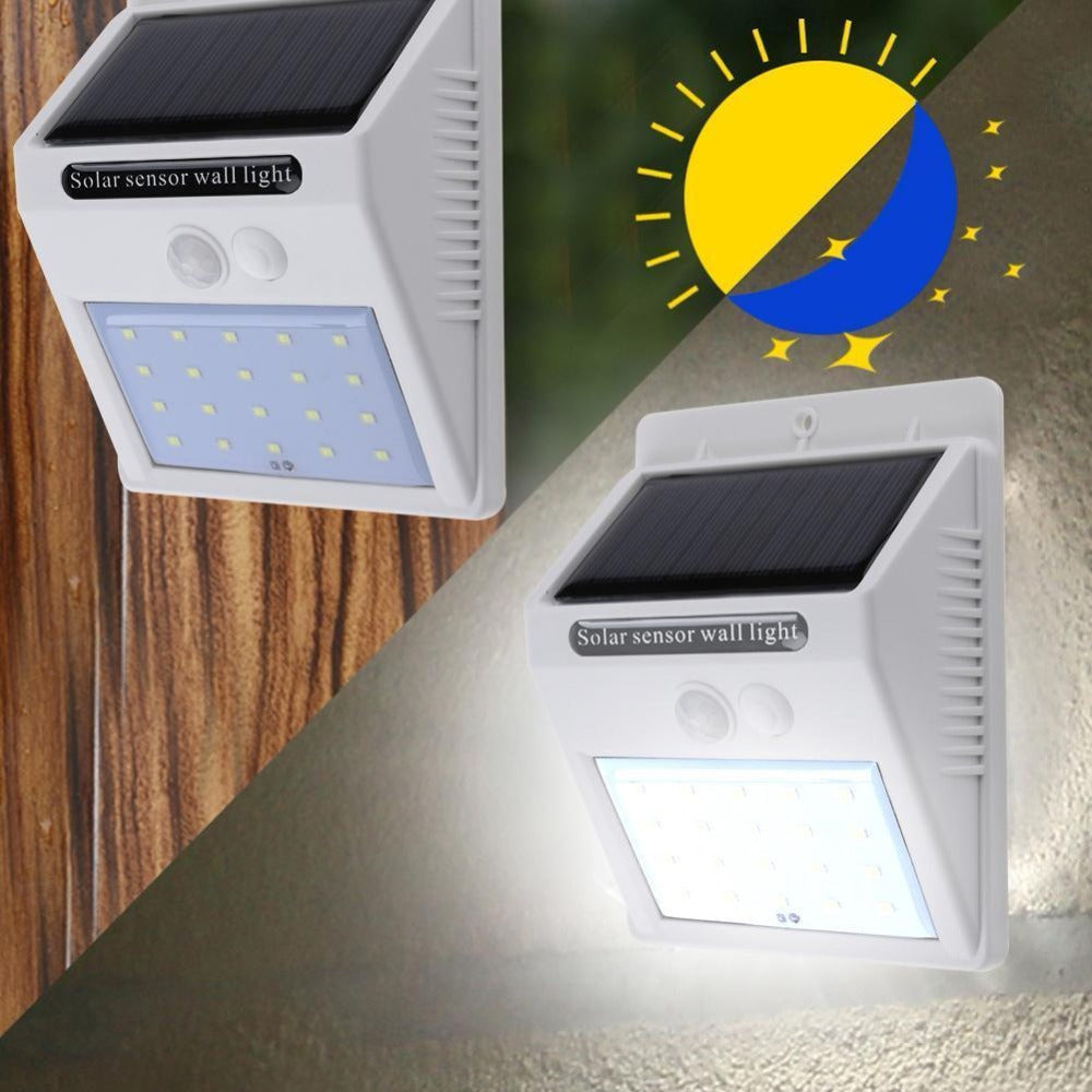 Solar Lamp LED Wall Solar Light Outdoor Security Lighting Nightlight with Motion Sensor Detector for Garden Back Door Step