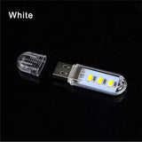 USB LED Book Lights 3LEDs 8LEDs SMD 5630 5730 LED Bulb 5V Power Input White 5000-6500K Warm White 3000-3500K USB Night light