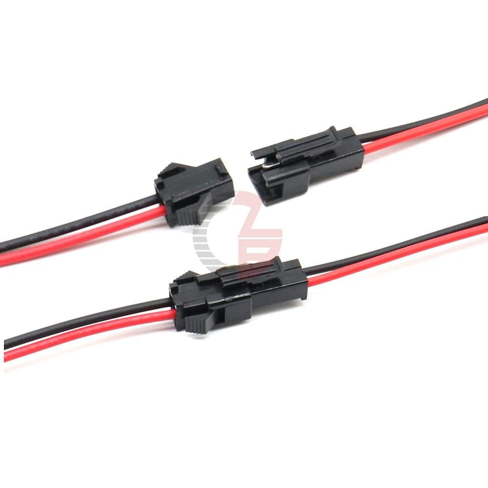 10Pair 15cm SM 2Pin 3Pin Male to Female JST Connector Plug Cable for LED Strip Curtain Cabinet Light Celing Downlight Downlight - LED Lights For Sale : Affordable LED Solutions : Wholesale Prices