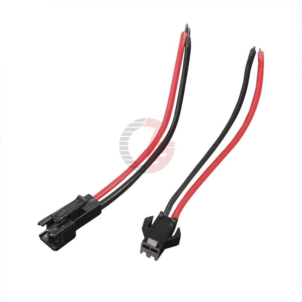 10Pair 15cm SM 2Pin 3Pin Male to Female JST Connector Plug Cable for LED Strip Curtain Cabinet Light Celing Downlight Downlight - LED Lights For Sale : Affordable LED Solutions : Wholesale Prices