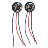 2Pcs 1157 2057 2357 BAY15D P21/4 Car Lamp Socket Adapter Connector Harness Wiring For Car Turn Signal Headlight Light Bulb 10cm