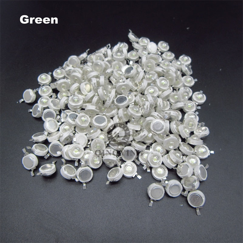 1W 3W High Power LED Light-Emitting Diode LEDs Chip SMD Warm White Red Green Blue Yellow For SpotLight Downlight Lamp Bulb