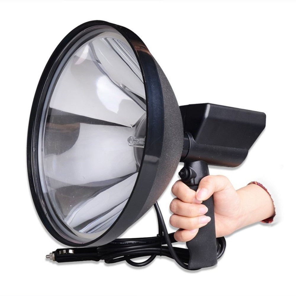 Portable 9 inch Handheld HID Xenon Lamp 1000W 245mm Outdoor Camping Hunting Fishing Spot Light Spotlight Brightness Sale