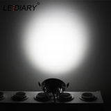 LEDIARY 110V-220V LED Spot Downlights 3W 55mm Hole White/Silver/Black Indoor Living Room Down Lights led Ceiling Recessed Lamp
