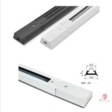 50CM Length Aluminum LED Track Line 0.5 Meter Slide LED Track Lights Rail Install Spotlight Base I&T Connector Assemble Dynasty