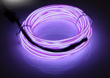 Neon Cord Led EL Wire String Led Strip Flexible Light Rope Tube car Dance Party 2M 3M 5M Battery Powered With Controller led RGB
