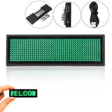 Rechargeable LED Name Tag Mini LED Digital Programmable Rechargeable Scrolling Message Tag Badge Sign For Festival Event