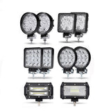 27W 42W 48W 72W DRL Off road Led Work Light Car for UAZ 4WD Ford Tractor Boat Trailer niva ramp 4x4 ATV 12V 24V Spot Flood 4 5