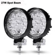 27W 42W 48W 72W DRL Off road Led Work Light Car for UAZ 4WD Ford Tractor Boat Trailer niva ramp 4x4 ATV 12V 24V Spot Flood 4 5