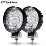 27W 42W 48W 72W DRL Off road Led Work Light Car for UAZ 4WD Ford Tractor Boat Trailer niva ramp 4x4 ATV 12V 24V Spot Flood 4 5