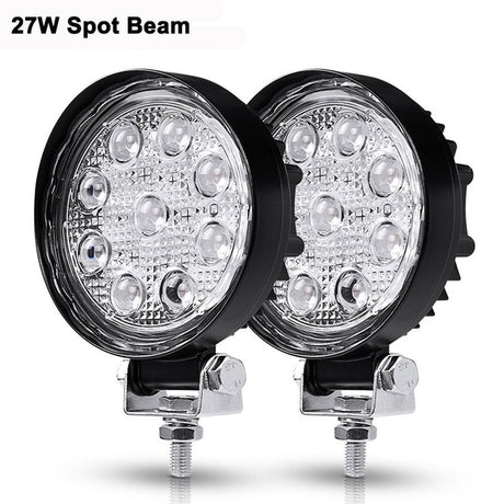 27W 42W 48W 72W DRL Off road Led Work Light Car for UAZ 4WD Ford Tractor Boat Trailer niva ramp 4x4 ATV 12V 24V Spot Flood 4 5