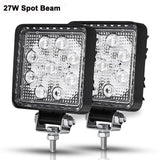 27W 42W 48W 72W DRL Off road Led Work Light Car for UAZ 4WD Ford Tractor Boat Trailer niva ramp 4x4 ATV 12V 24V Spot Flood 4 5