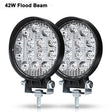 27W 42W 48W 72W DRL Off road Led Work Light Car for UAZ 4WD Ford Tractor Boat Trailer niva ramp 4x4 ATV 12V 24V Spot Flood 4 5