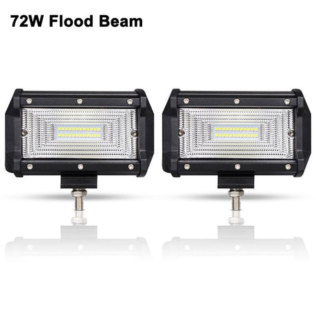 27W 42W 48W 72W DRL Off road Led Work Light Car for UAZ 4WD Ford Tractor Boat Trailer niva ramp 4x4 ATV 12V 24V Spot Flood 4 5