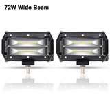 27W 42W 48W 72W DRL Off road Led Work Light Car for UAZ 4WD Ford Tractor Boat Trailer niva ramp 4x4 ATV 12V 24V Spot Flood 4 5