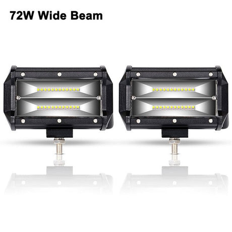 27W 42W 48W 72W DRL Off road Led Work Light Car for UAZ 4WD Ford Tractor Boat Trailer niva ramp 4x4 ATV 12V 24V Spot Flood 4 5