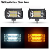 27W 42W 48W 72W DRL Off road Led Work Light Car for UAZ 4WD Ford Tractor Boat Trailer niva ramp 4x4 ATV 12V 24V Spot Flood 4 5