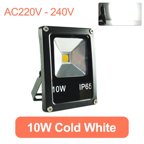 LED Flood Light 50W 10W Led Floodlight COB  chip LED street Lamp AC 220V 240V waterproof IP65 outdoor Lighting led spotlight