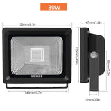 10W/30W/50W RGB LED Flood Light 16 Colors Waterproof LED Floodlight Outdoor Spotlight Flashlight with Remote Party Neon Light