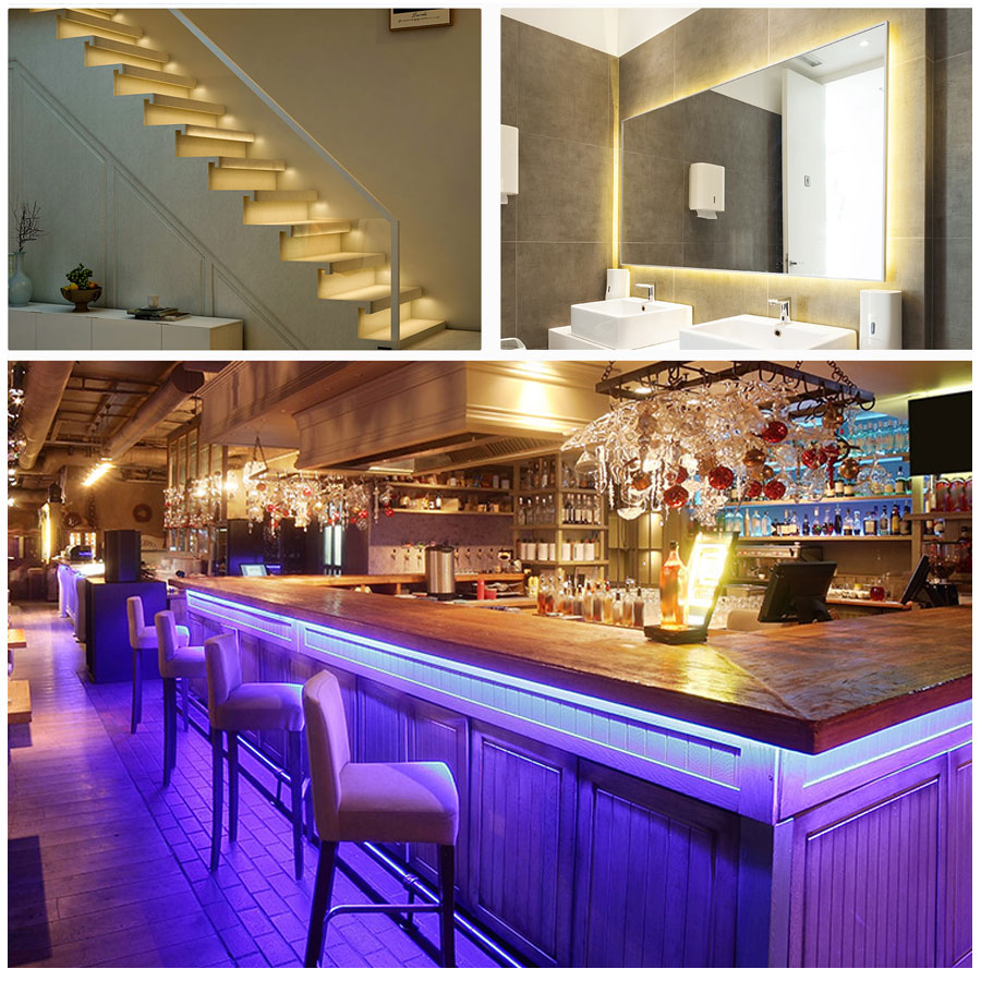 DC 12V RGB LED Strip Light  SMD 2835 RGB Waterproof 1 - 5 M 12 V  60LED/M RGB Led Strip Tape Lamp Diode Flexible TV Backlight