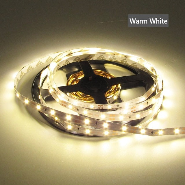 DC 12V RGB LED Strip Light  SMD 2835 RGB Waterproof 1 - 5 M 12 V  60LED/M RGB Led Strip Tape Lamp Diode Flexible TV Backlight