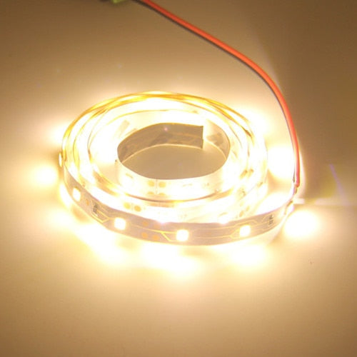 3m 5m individually addressable RGB led strip neon light 2835 LED ribbon Flexible tape auto adapter 12v dc connectors  for kitchen